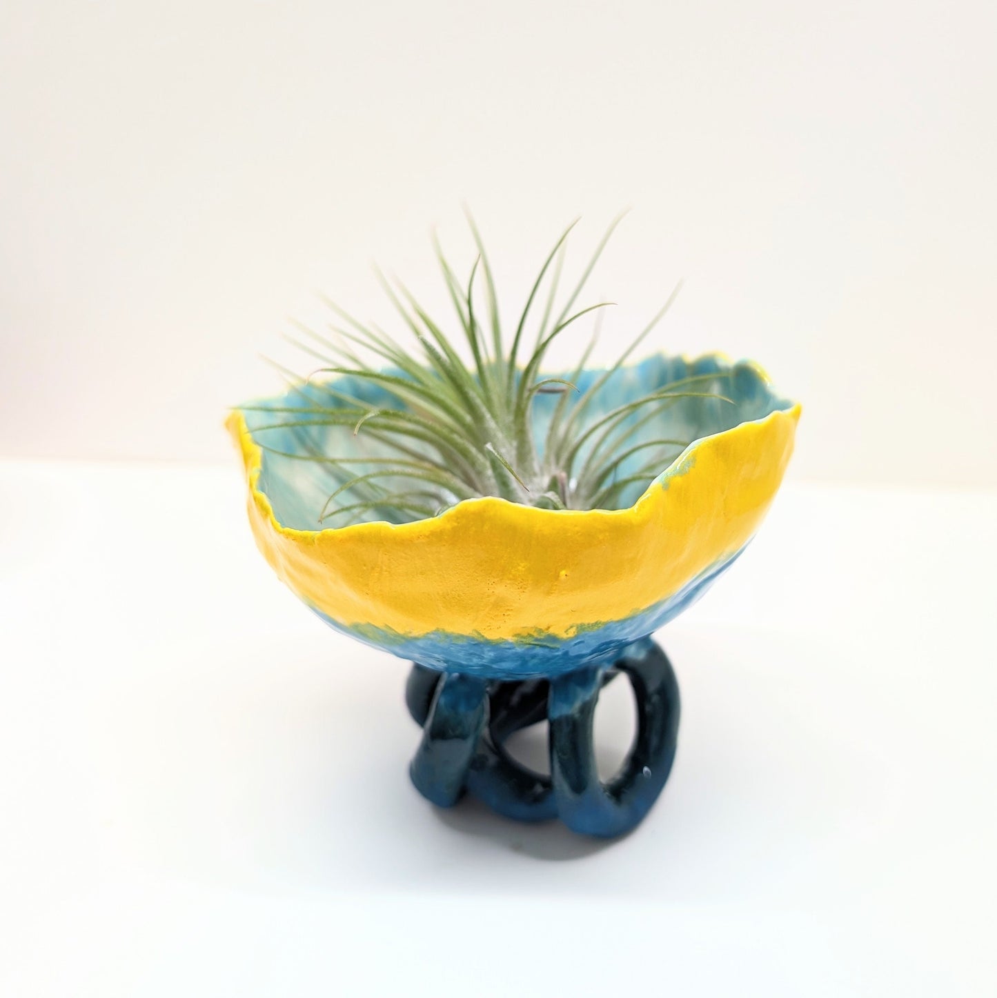 Handmade porcelain lily pad shape cup, jewelry case, gift idea