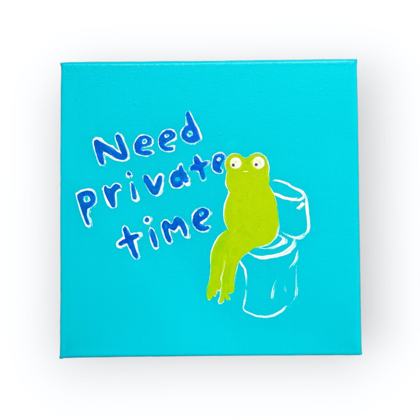 Original Painting, acrylic painting, frog painting, home decor, gift idea