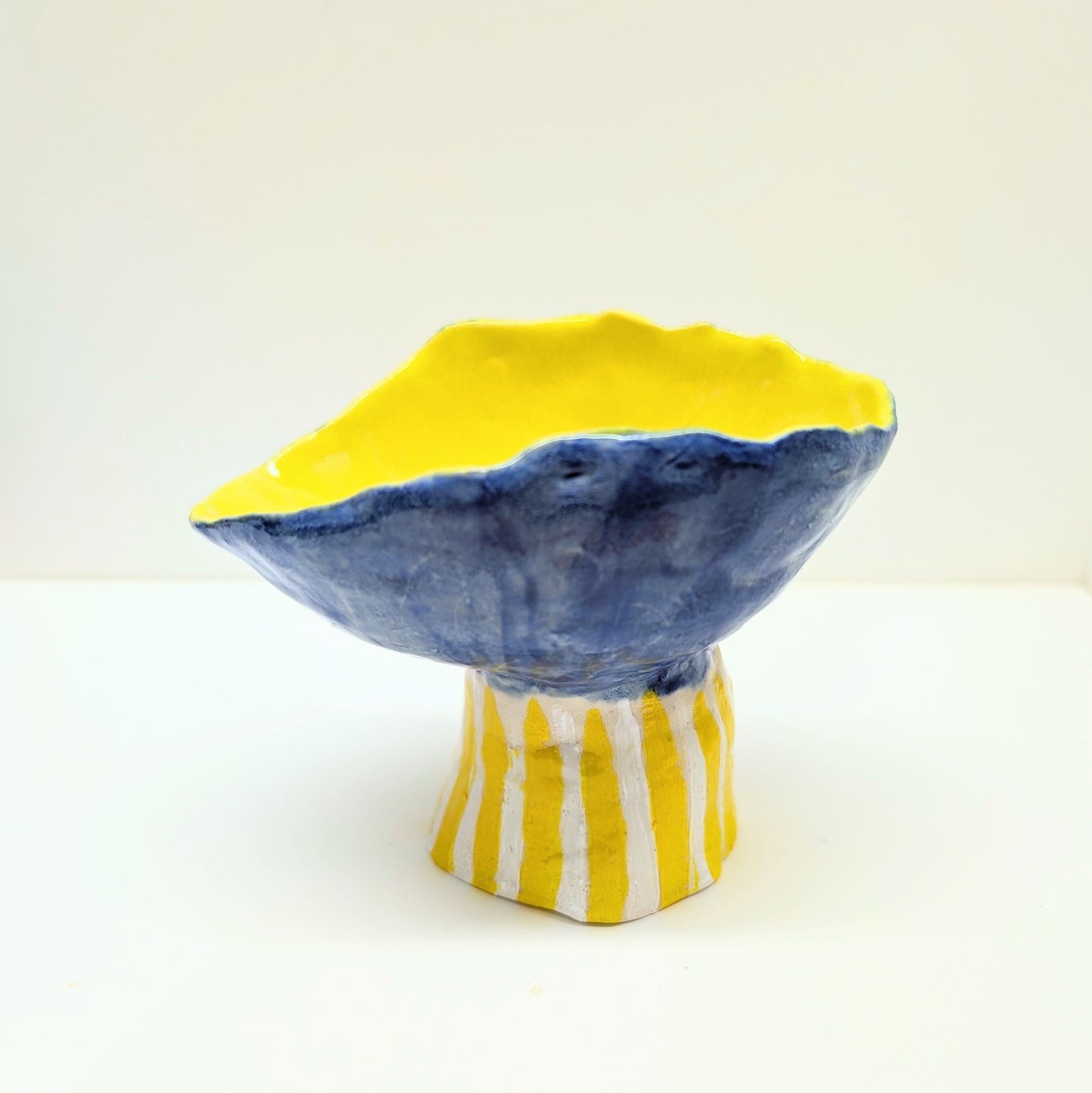 Handmade porcelain lily pad shape cup, jewelry case, gift idea